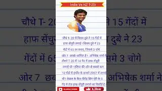 Shivam Dubey Fastest Fifty 🔥| Abhishek Sharma Fastest Fifty| #Shorts #cricket #live score#ind vs NZ
