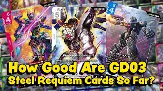 Выглядит многообещающе??? Давайте посмотрим на несколько карт GD03 Steel Requiem (карточная игра ...