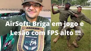AirSoft: Briga em jogo e Les&atilde;o com Aeg Irregular (FPS alto). #airsoft #airsoftbrasil