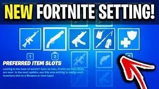 How To Configure Item Slots in Fortnite! (NEW UPDATE!) #Shorts