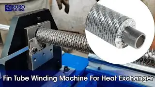 Fin Winding Machine For Radiator Type Electric Heating Tube #machine