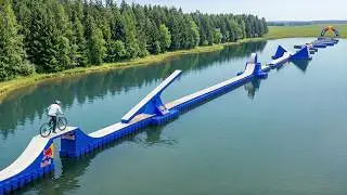 Can Pro Bikers Beat this IMPOSSIBLE Obstacle Course?