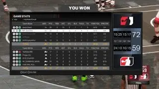 Throwback  2K23 rec game with randoms