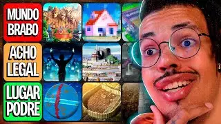JULGANDO OS MELHORES MUNDOS DE ANIME! - TIERLIST COMPLETA