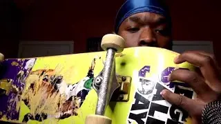 Quarantine Skateboard ASMR: Dr. J Skato (Tapping/Drawing)