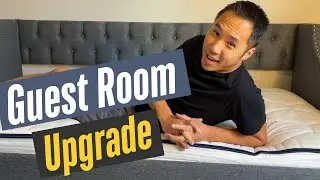 Twin Daybed with Trundle Review | Modern Upholstered Guest Bed #sponsored