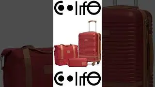 Coolife Suitcase Set 3 Piece Luggage Set Carry On Travel Luggage