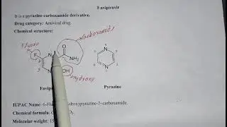 #Favipiravir #antiviral #iupac #structure #uses #formulation #brand #chemistry #dpharma #pharmacy