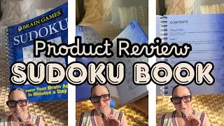 The BEST Sudoku Book for All Levels 🧩 300+ Puzzles, Spiral-Bound & Beginner Friendly!