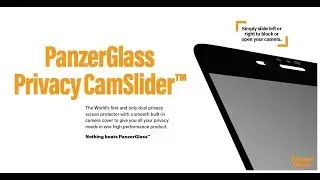 PanzerGlass Privacy CamSlider Screenprotector Webcam Switch Apple iPhone