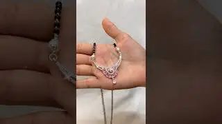 Silver MangalSutra￼ #JewelryDesign, #FineJewelry, #JewelryAddict, #JewelryLovers, #AccessoryGoals,