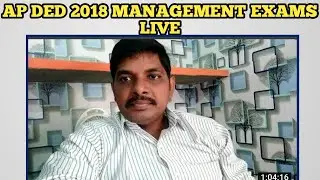 !Telugu all in one channel 9 LIVE AP DED MANAGEMENT STUDENTS 2018