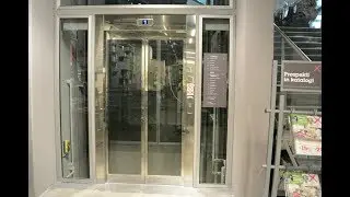 BRAND NEW 2016 Kleemann MRL traction scenic elevator @ Mömax, Maribor, Slovenia