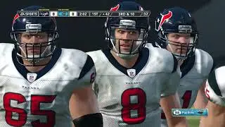 Madden 12 Xbox 360 (Carolina Panthers vs Houston Texans)