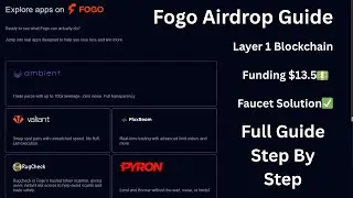 Fogo Chain Airdrop Guide 🔥