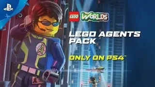 LEGO Worlds - Agents Pack Trailer | PS4
