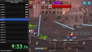 Car Eats Car 2 All 20 Levels Speedrun in 30:47:36