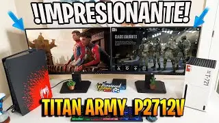 Impresionante a 320hz los nuevos titan army p2712v de 32 es mejor que lo veas porque vas a flipar