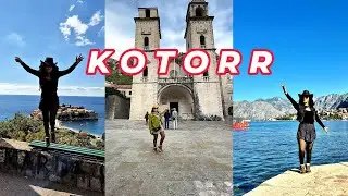 KOTORR ANTİK KENT- KARADAĞ- İLYRİA KİNGDOOM Land -1355 merdiveni Tırmanıp Kaleye Çıkış