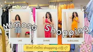 Mimosa Clothing Haul- මාත් එක්ක shopping යමු ද?| Shopping Vlog | Lifestyle| Trending Fashion | Dilee