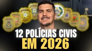 VOCÊ NÃO VAI ACREDITAR NAS OPÇÕES DE CONCURSO DA POLÍCIA CIVIL PARA 2026!