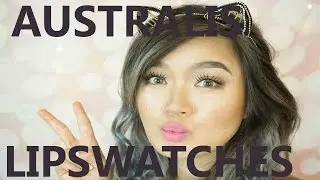 Australis Velourlips Matte Lip Creams | Entire collection 2015  Lip swatches and Review