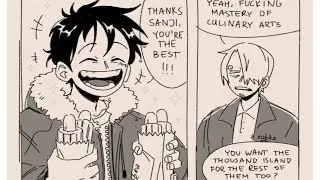 One piece comic dub | Artist: @seledynove @_painapurupuru12  #onepiece #ycomics