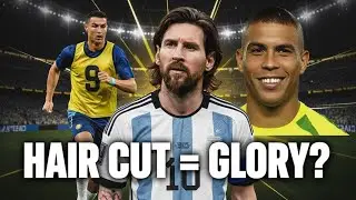 Why Football&rsquo;s Greatest Players Cut Their Hair Before Glory | Ronaldo, Messi, R9, Zidane