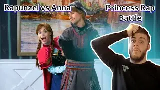 Rapunzel vs Anna | Princess Rap Battle (Reaction)