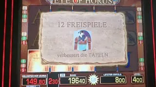 Merkur automat let's play eye of horus 4 Euro fach freispiele ❤️ gib ihn.. 😱