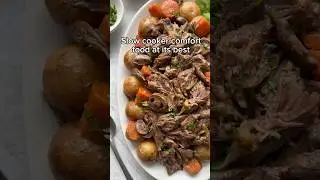 Slow Cooker Pot Roast with Rich Gravy