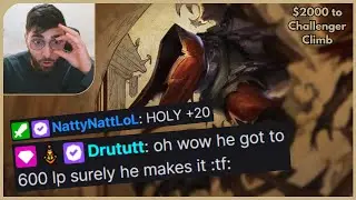 Spearshot Hits 500+ LP with 54% Winrate | Drututt's $2K Bet