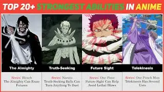 Strongest Abilities In Anime History | anime comparison | #animecomparison #ranked