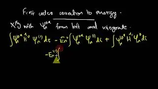 Perturbation method | First order corrections | MSc Chemistry Sem 3 | Christian College Chengannur
