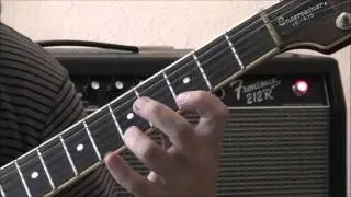 F Ionian #5 Scale (3 notes per string) guitar