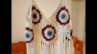 Simple Boho Crochet Crop Top Pattern | Crochet Fringe Crop Top | Crochet Gift Ideas