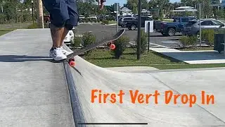33 Year Old First Ever Vert Drop In