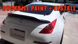 Drift Dialects V2 Duckbill Wing - Paint & Install on 350Z
