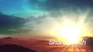 Easter Background: Resurrection Sunday Religious Worship Video