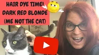 HAIR DYE TIME! - DARK RED BLONDE