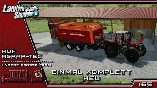 LS22 - Unsere grosse Farm - Einmal komplett Heu - Mountain Hill 2022 - E165