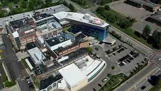 Simulated Helicopter Takeoff from Rooftop Heliport | Ron Shuller's Cincinnati Drone Services