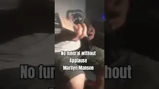 No funeral without applause - Marilyn Manson #intro #music #guitarcover #clean #marilynmanson