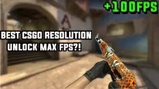 THE 'PERFECT' CSGO RESOLUTION *MASSIVE FPS BOOST* ✅📈 #Shorts
