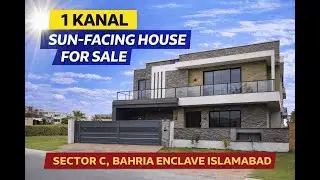 1 Kanal Beautiful Sun-Facing House for Sale | Sector C Bahria Enclave Islamabad