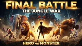 Roko Boy vs Black Rock Monster | The Jungle War Final Battle | 3D Animated Movie