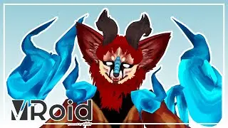 3D Model of a FOX YOKAI from Scratch (Timelapse)