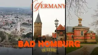 Bad Homburg, Germany - 4K 60fps #drone #walkingtour #travel #badhomburg  #germany