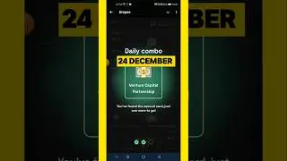 Dropee Daily Combo & Code 24 December  | Dropee Daily Combo Cards | #dropee #code #airdrop