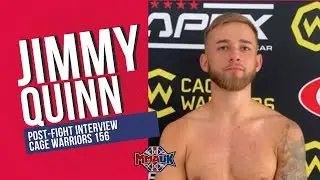 Jimmy Quinn MMA - Post-Fight Interview | Record-Breaking KO Win at Cage Warriors 156 | MMA UK